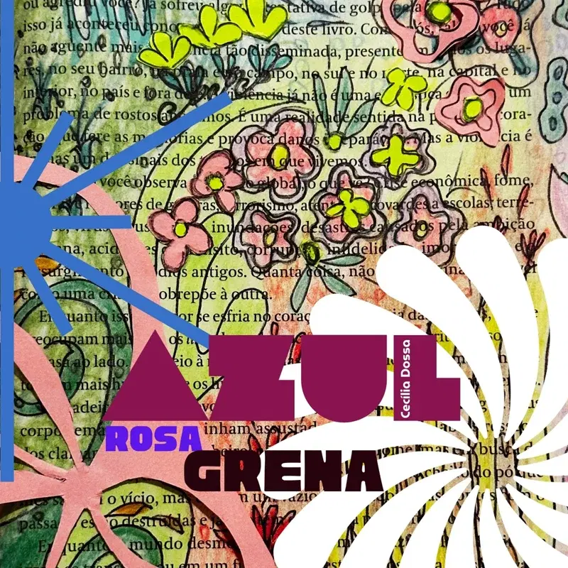 Azul-rosa-grená