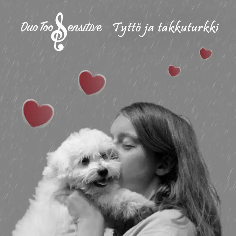 Tyttö ja takkuturkki
