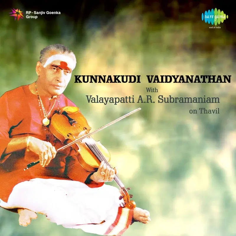 Kunnakudi Vaidyanathan with A.R.Subramaniam on Thavil