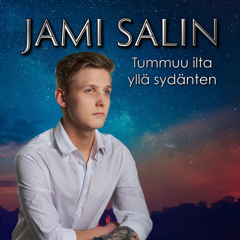 Tummuu ilta yllä sydänten