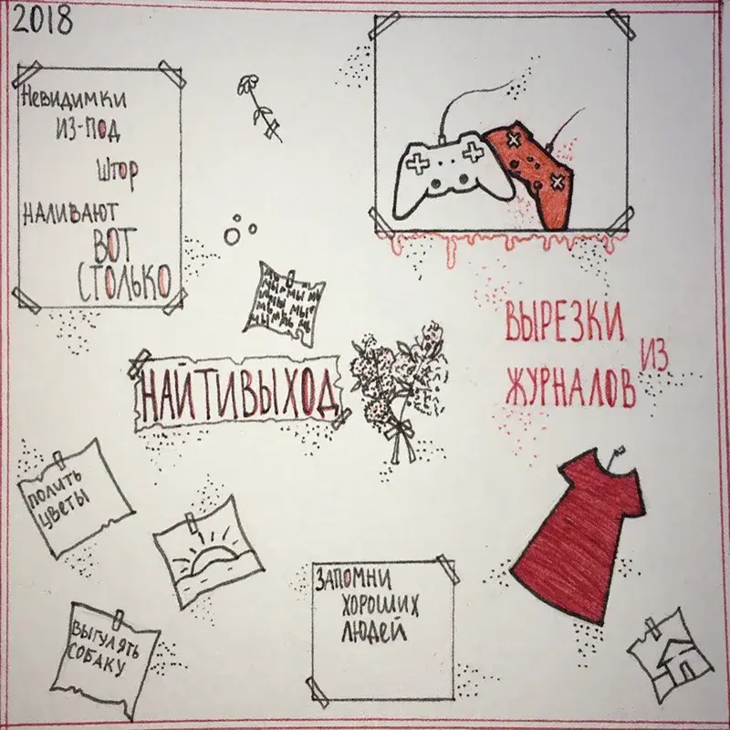 вырезки из журналов