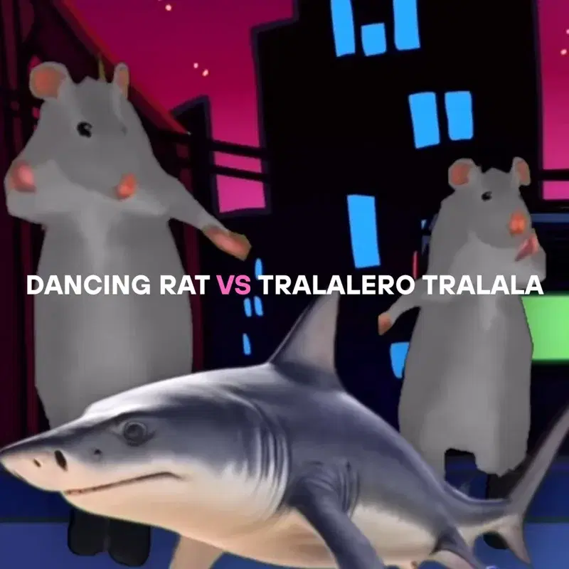 Dancing Rat Vs Tralalero Tralala
