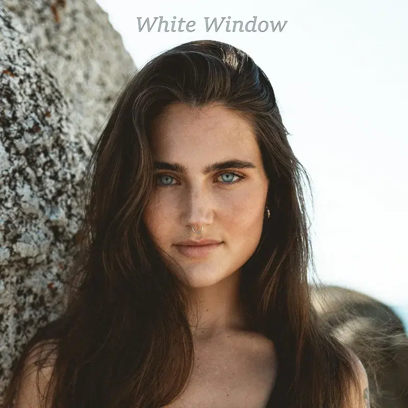 brown hair and blue eyes