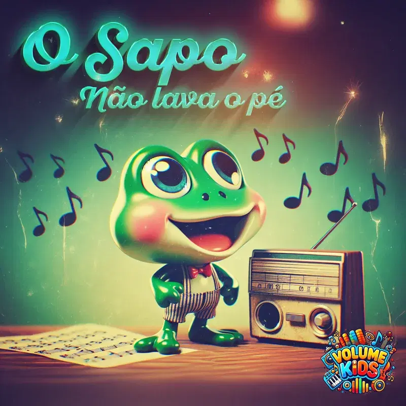 O sapo não lava o pé