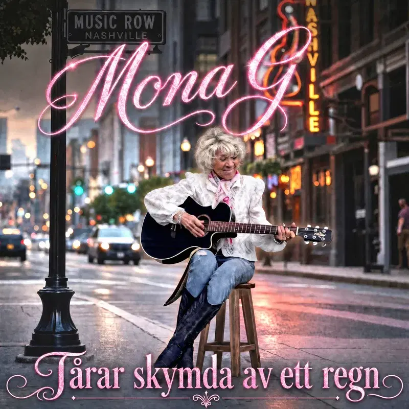 Tårar skymda av ett regn