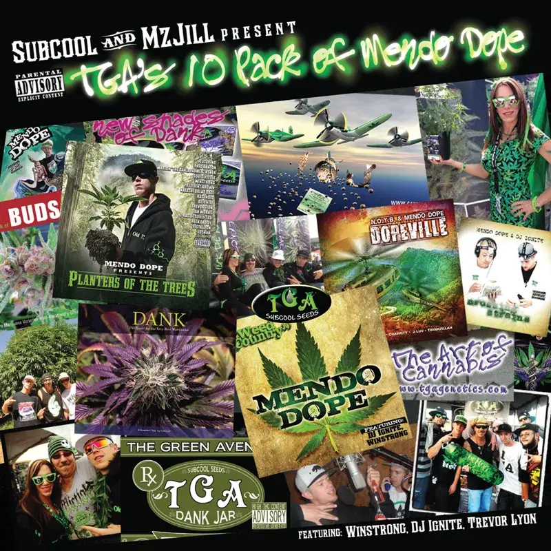 Tga's 10 Pack of Mendo Dope
