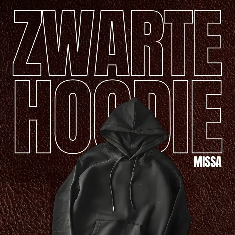 Zwarte Hoodie