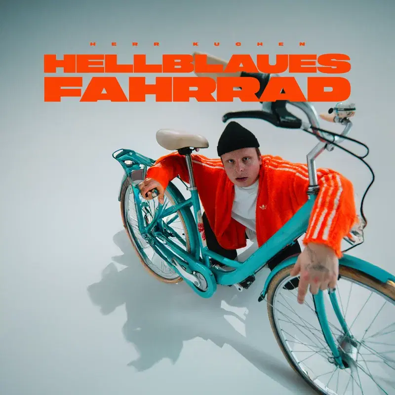 Hellblaues Fahrrad