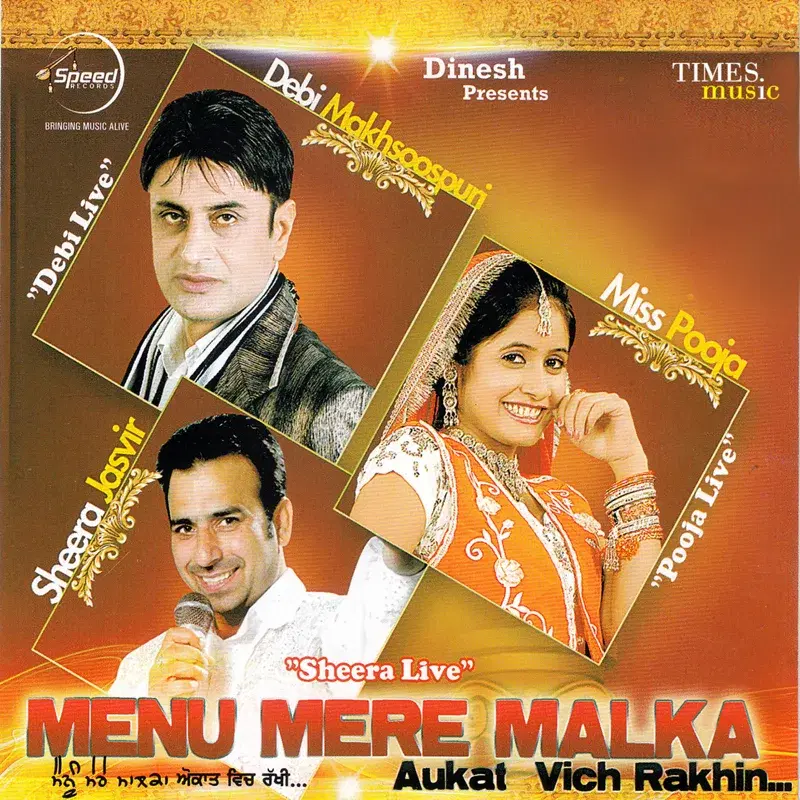 Menu Mere Malka (Live)
