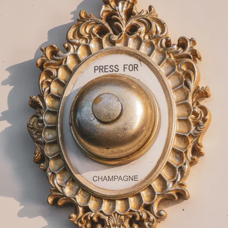 press for champagne