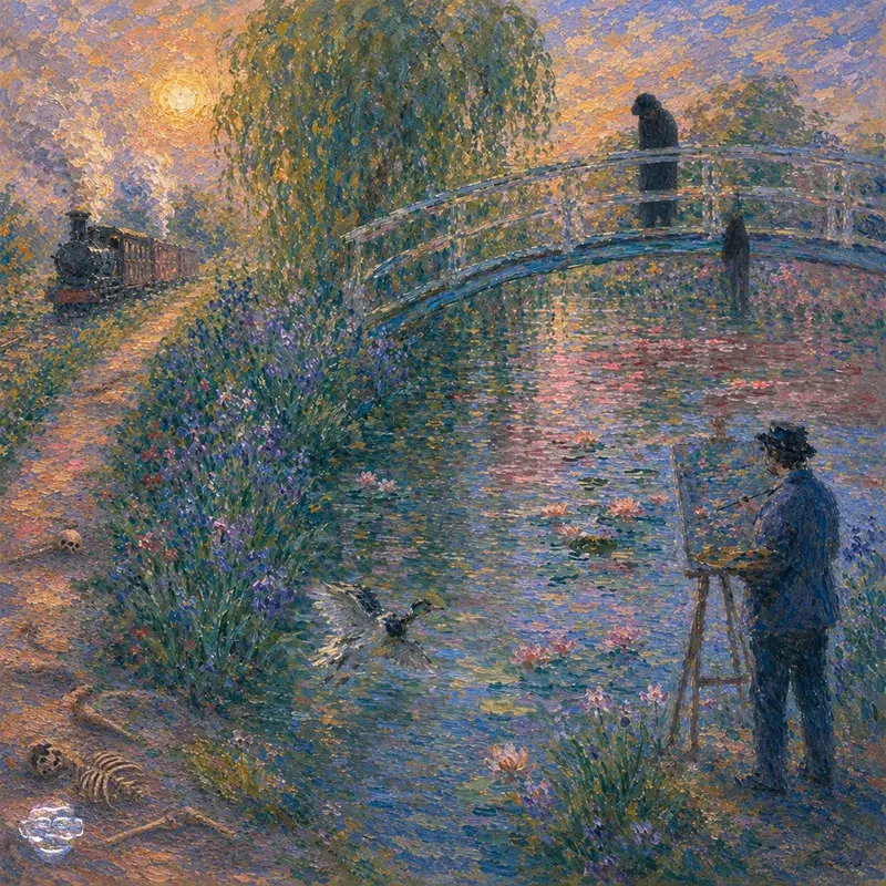 Monet - quadri all’alba