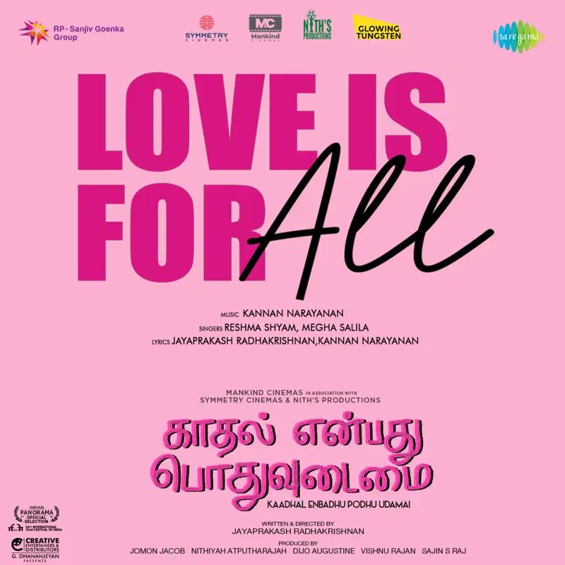 Love Is for All (From "Kaadhal Enbadhu Podhu Udamai")