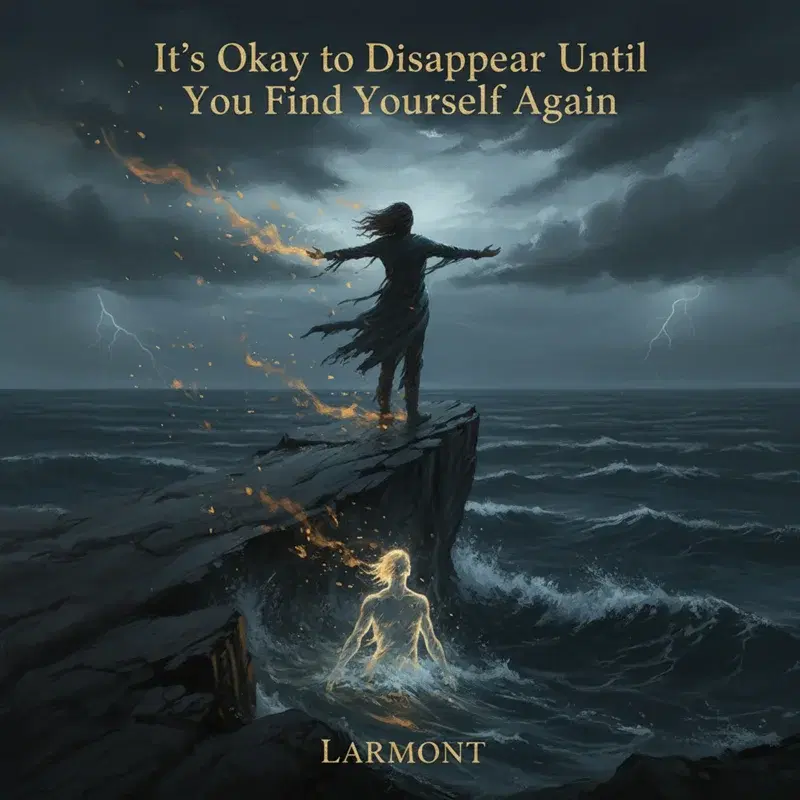 It's Okay to Disappear Until You Find Yourself Again