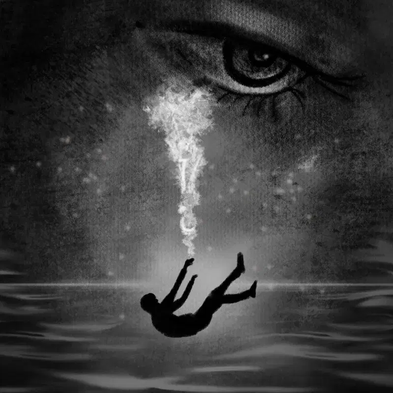 Falling From Eyes