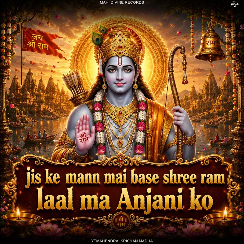 Jis Ke Mann Mai Base Shree Ram Laal Maa Anjani Ko