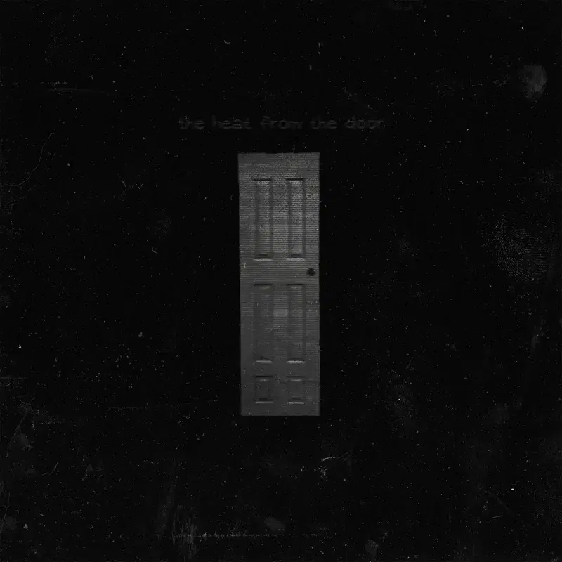 the heat from the door
