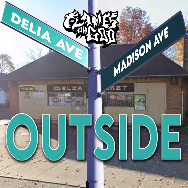 Outside