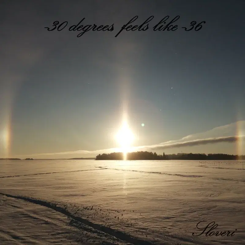 -30 degrees, feels like - 36
