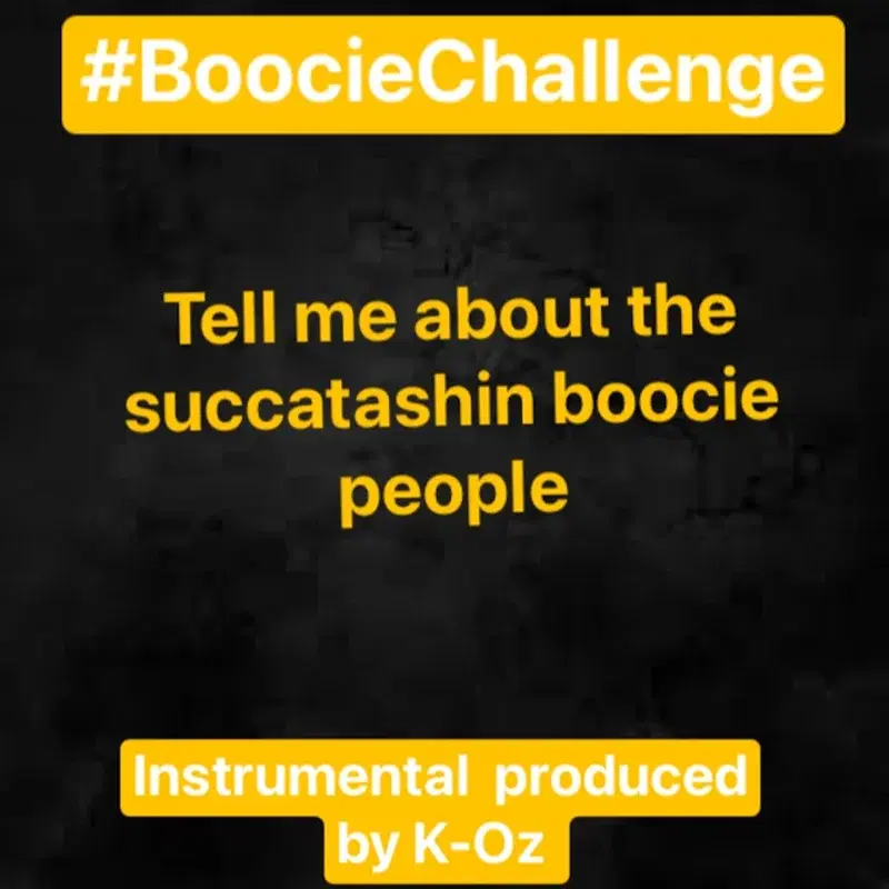 #BoocieChallenge