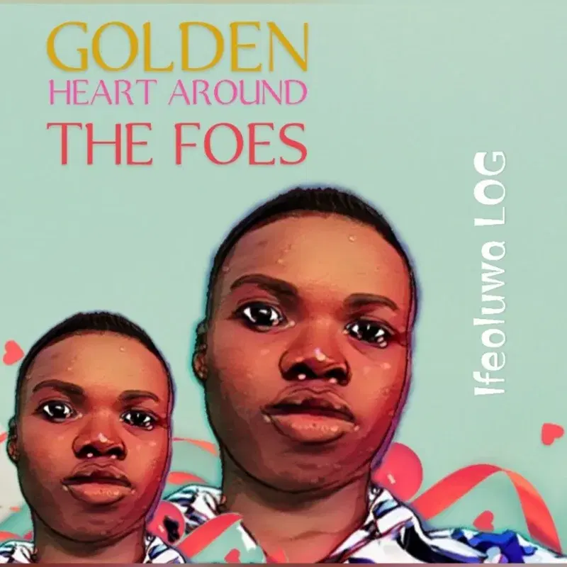 Golden heart around the foe