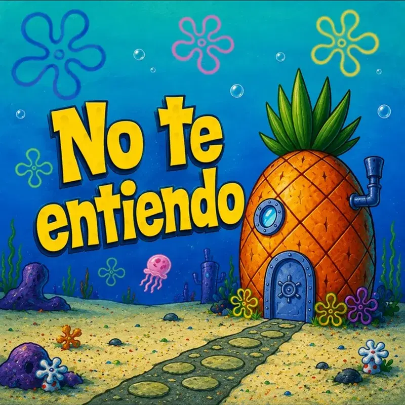 NO TE ENTIENDO
