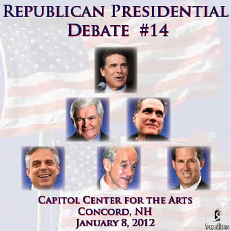 Republican Presidential Debate #14 - Capitol Center For The Arts, Concord, NH (January 8, 2012)