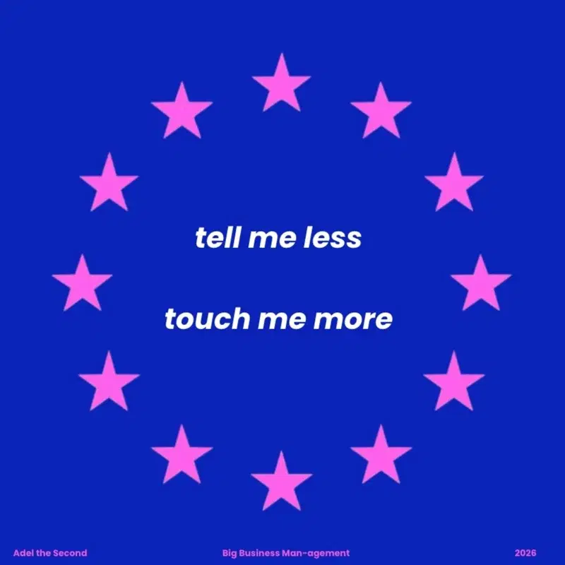 tell me less touch me more