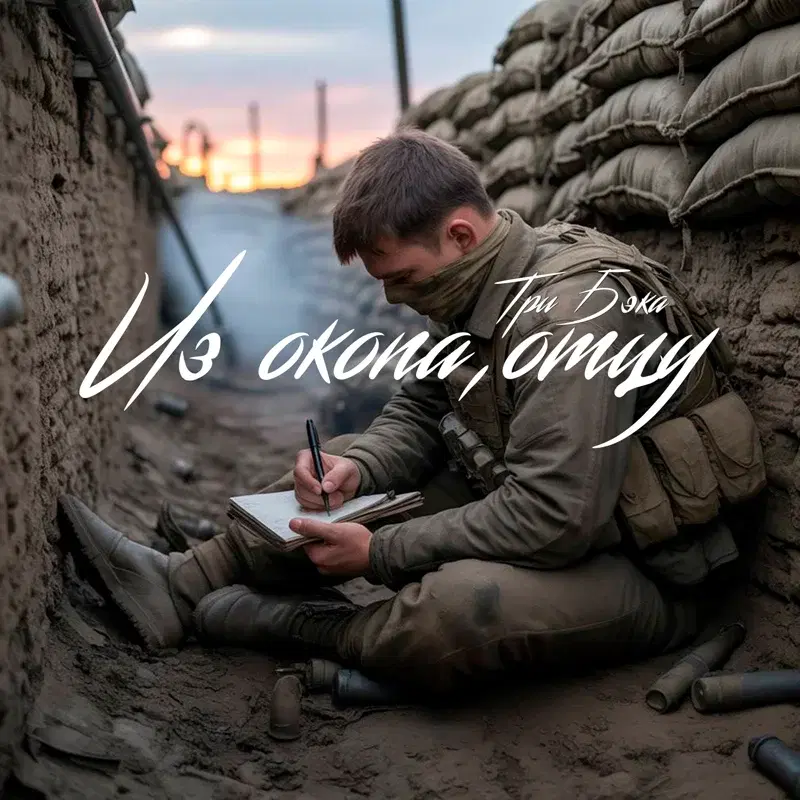 Из окопа, отцу