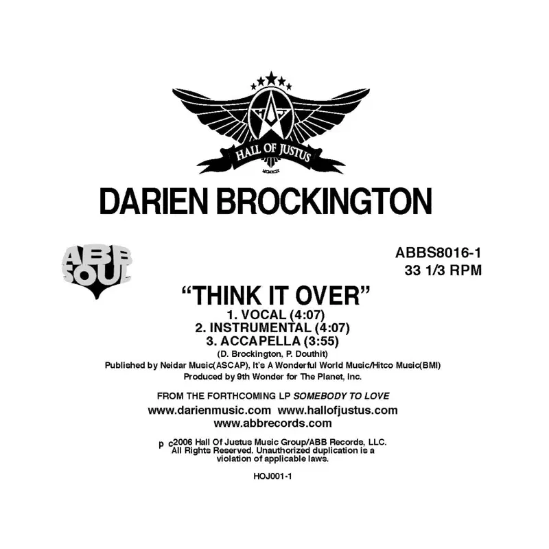 Think It Over b/w I Need You
