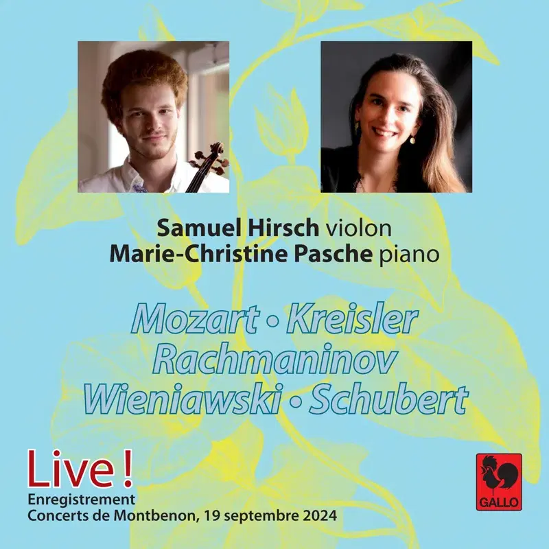 Mozart - Kreisler - Rachmaninov - Wieniawski - Schubert: Works for Violin & Piano (Live)