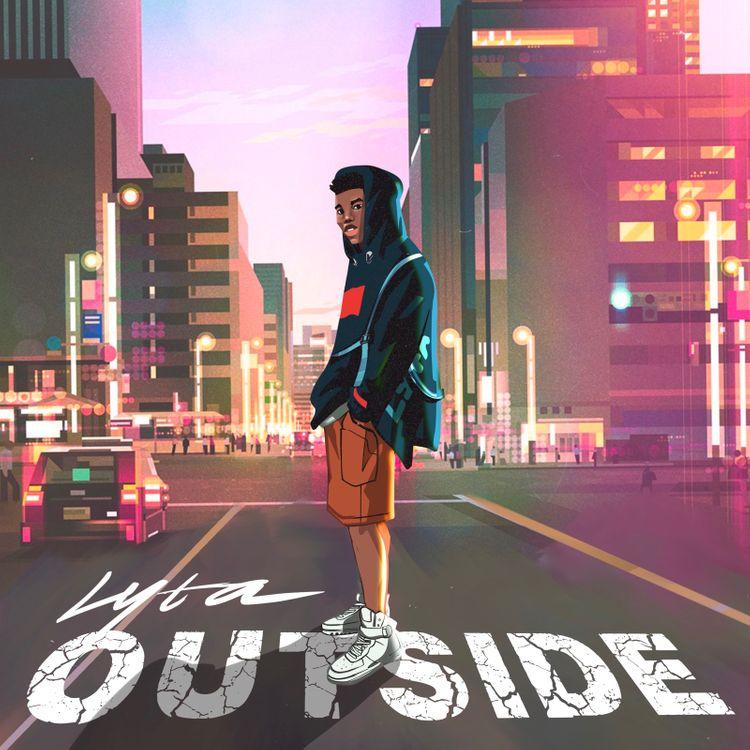 Outside