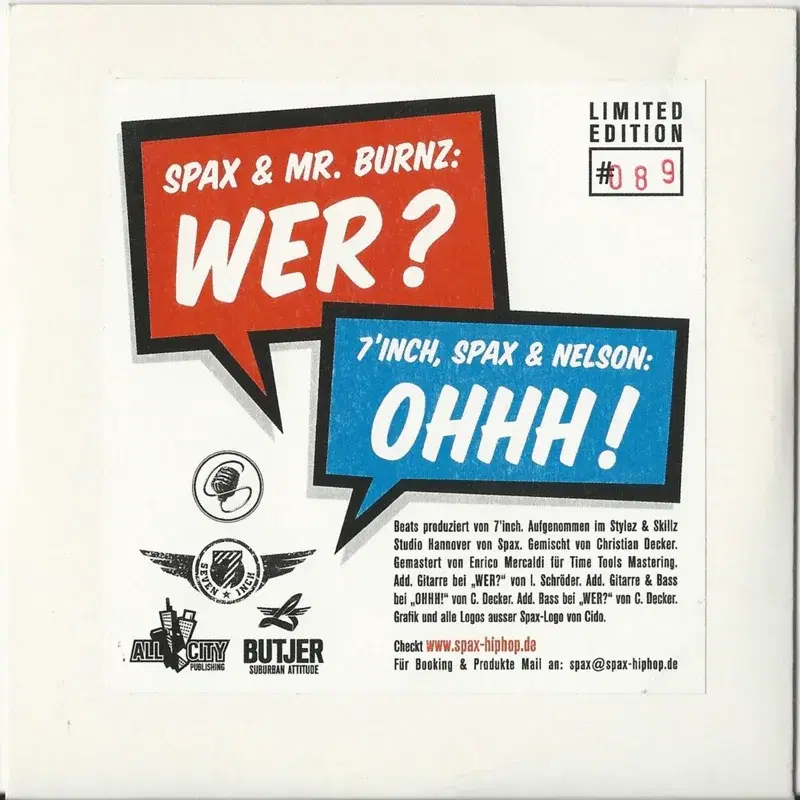 Wer? / Ohhh!