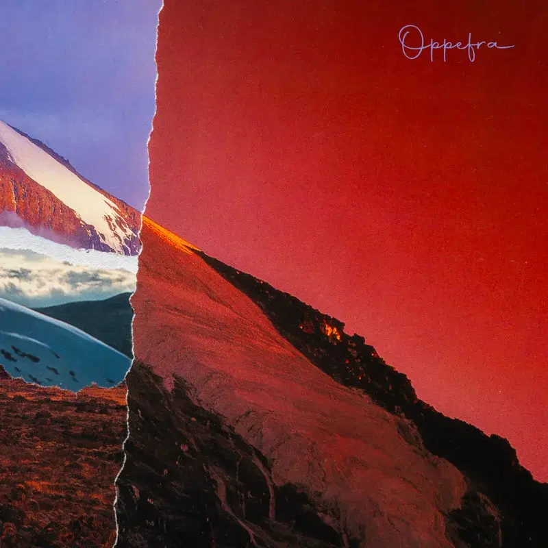 Oppefra