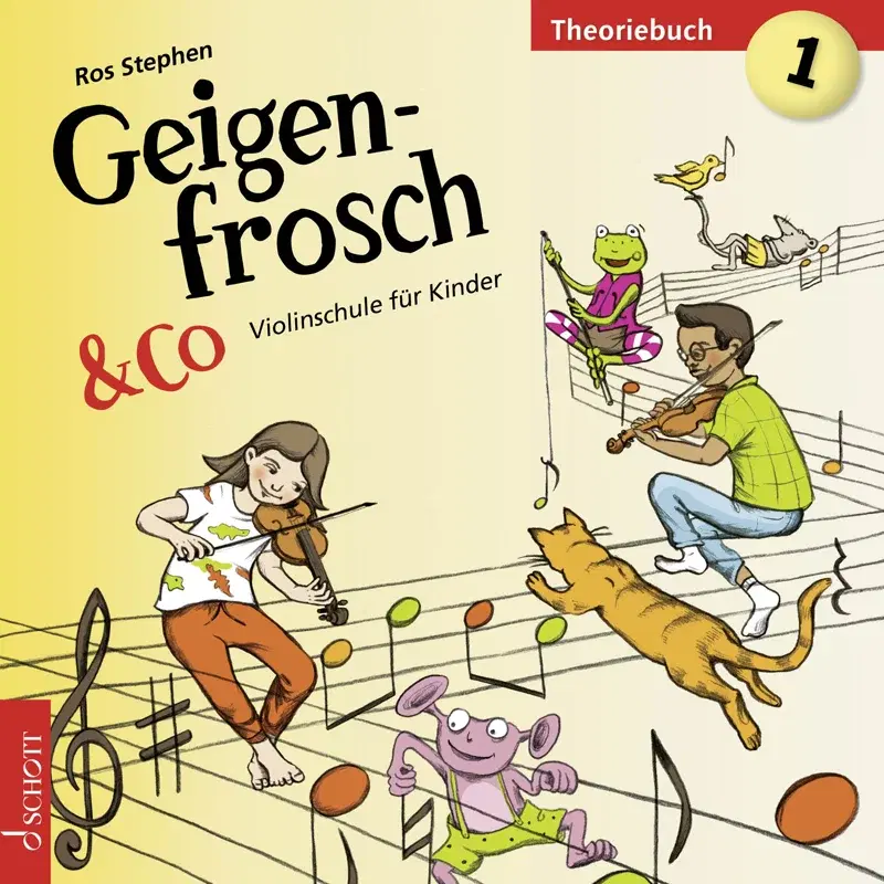 Geigenfrosch & Co: Theoriebuch 1