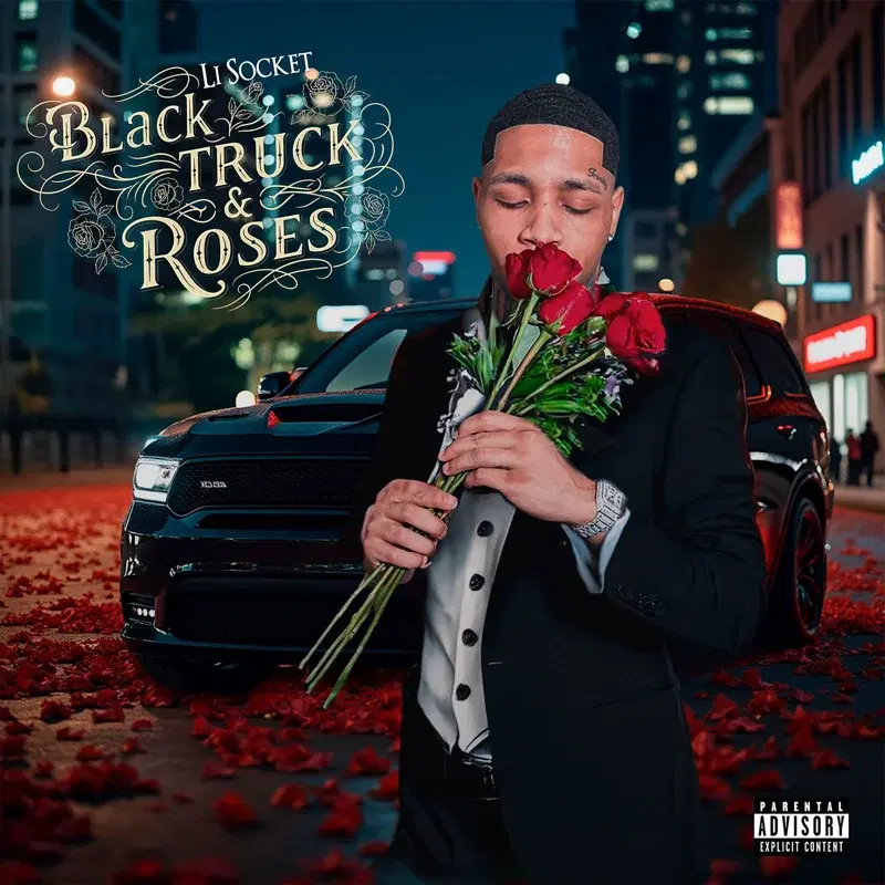 Black Truck & Roses